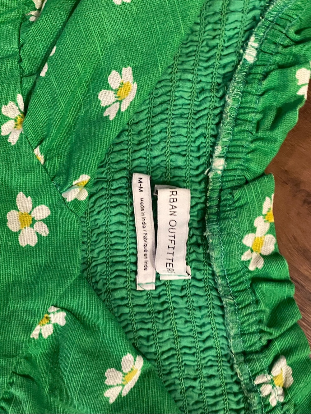 Urban Outfitters Green Daisy Print Kids Skirt